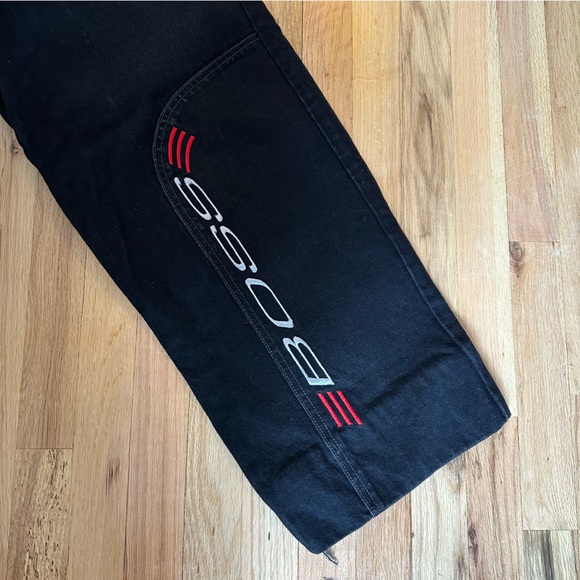 BOSS by I.G: Design - Black High Waisted/Straight Leg Jeans - Picture 3 of 7